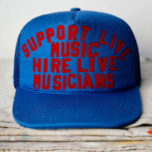 Support Live Music Hat - Blue